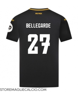 Wolves Jean-Ricner Bellegarde #27 Maglia Gara Trasferta Repliche 2024-25 Maniche Corte